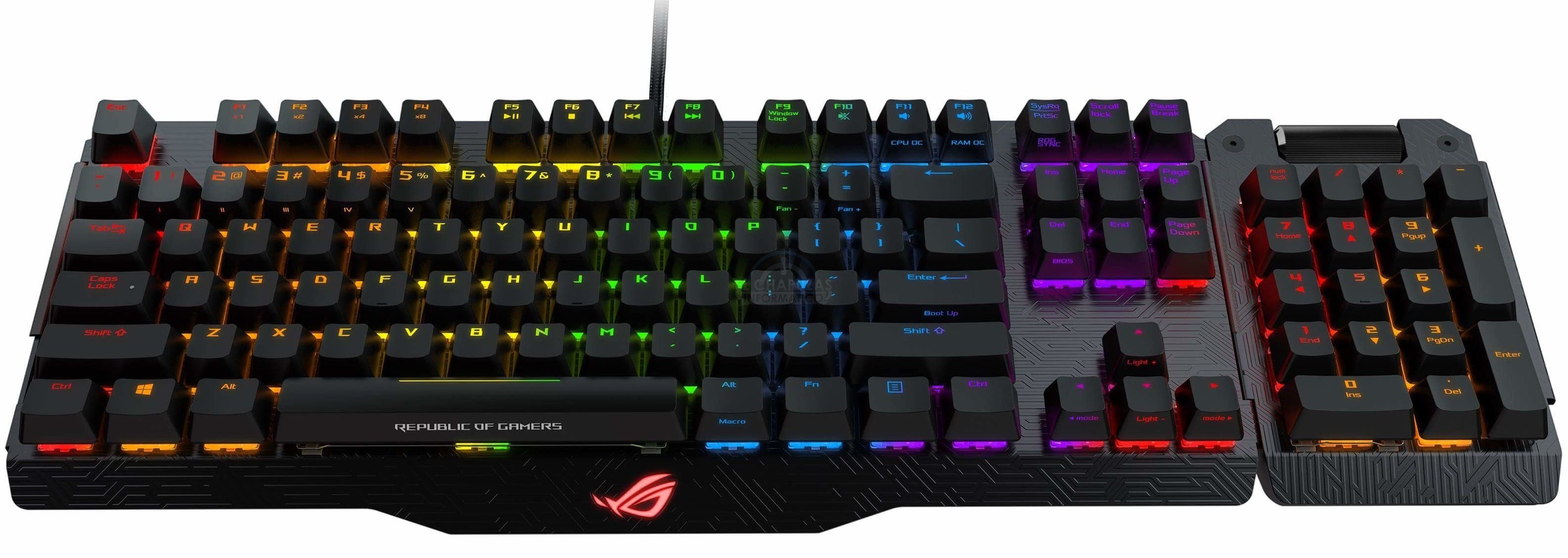 ASUS RoG Claymore con teclado numérico desmontable asus rog claymore - ASUS RoG Claymore con teclado numérico desmontable