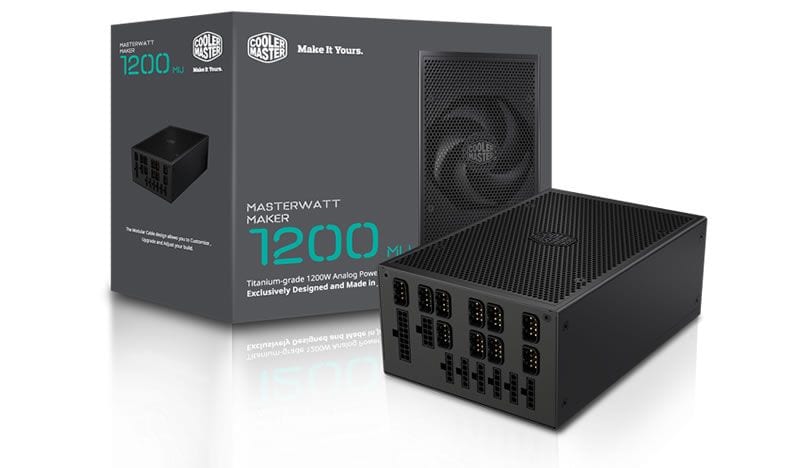 Cooler Master MasterWatt Maker 1200 MIJ, una fuente de alimentación 80Plus Titanium y un precio de 999€ Cooler Master MasterWatt Maker 1200 MIJ - HardwarEsfera - Hardware Reviews Noticias Foros