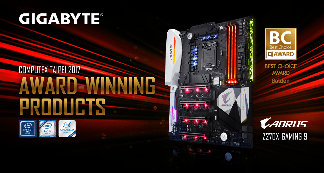 #Computex2017: La Gigabyte AORUS Z270-Gaming 9 se hace con el Best Choice Gold Award del Computex Gigabyte AORUS Z270 Gaming 9 - #Computex2017: La Gigabyte AORUS Z270-Gaming 9 se hace con el Best Choice Gold Award del Computex