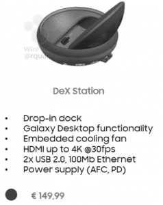 Samsung DeX Especificaciones
