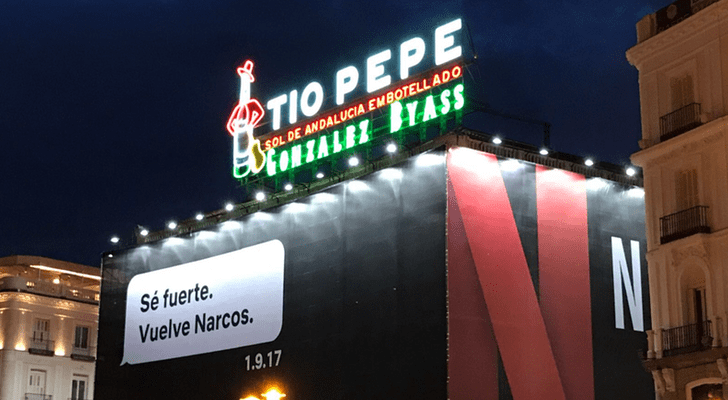 narcos se fuerte puerta del sol netflix