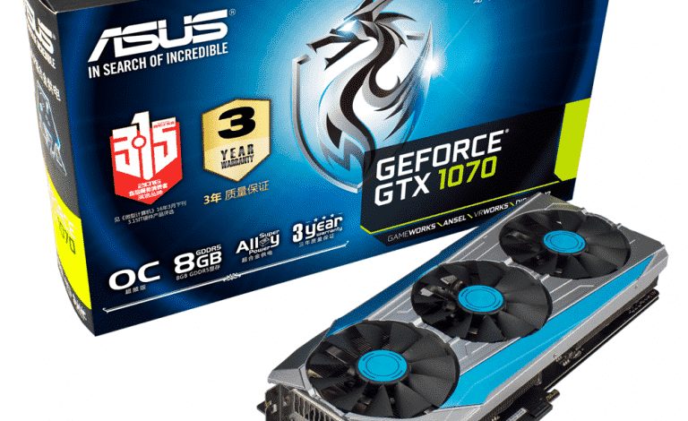 Asus GTX 1070 dragon fake nvidia