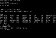 ms dos microsoft