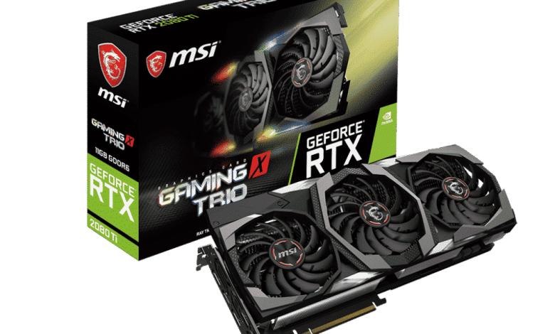 msi rtx 2080 ti gaming trio