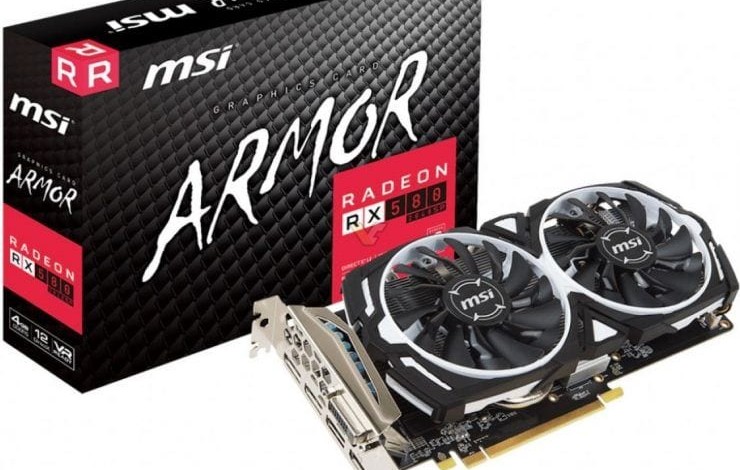 MSI Radeon RX 580 2048SP Armor