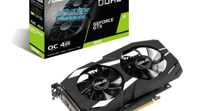 asus DUAL GTX1650 O4G boxvga scaled