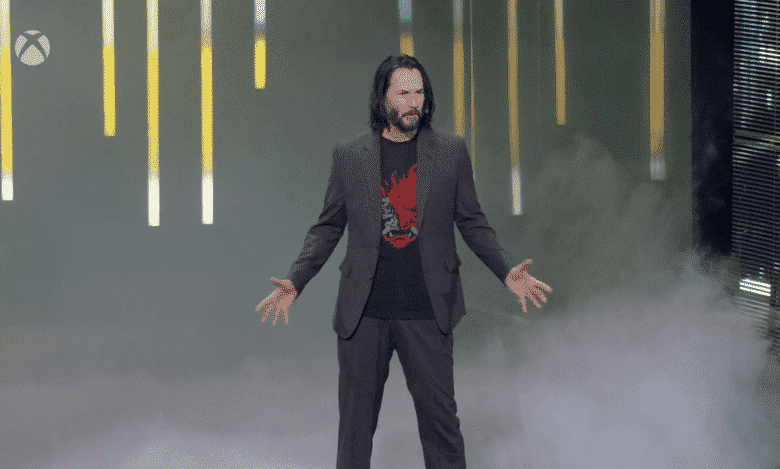 keanu reeves e3 cyberpunk 2077