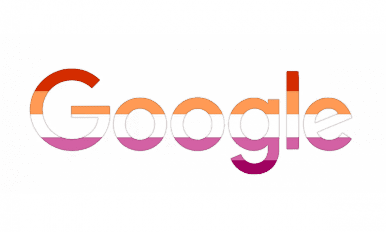 Google Bandera Lesbiana
