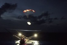 spacex falcon 9 paracaidas