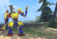 Bastion Skin Lego Bloque Overwatch
