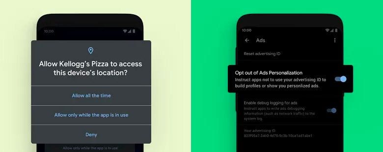 Localización Android 10