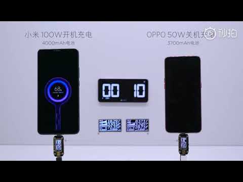 Xiaomi 100W Super Charge Turbo 4000mAh Battery Charged in 17 Minutes HQ