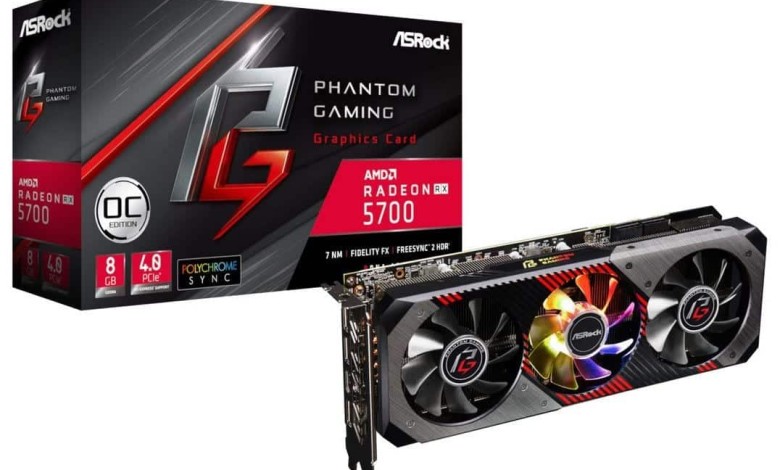 asrock RX 5700 XT Phantom Gaming D 8G OC y la RX 5700 Phantom Gaming D 8G OC