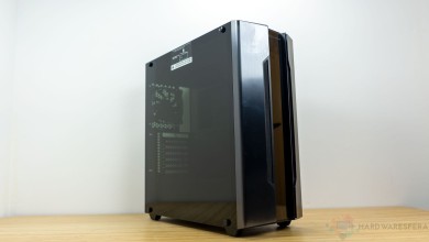 Caja E ATX CougarGaming Gemini S frontal perfil