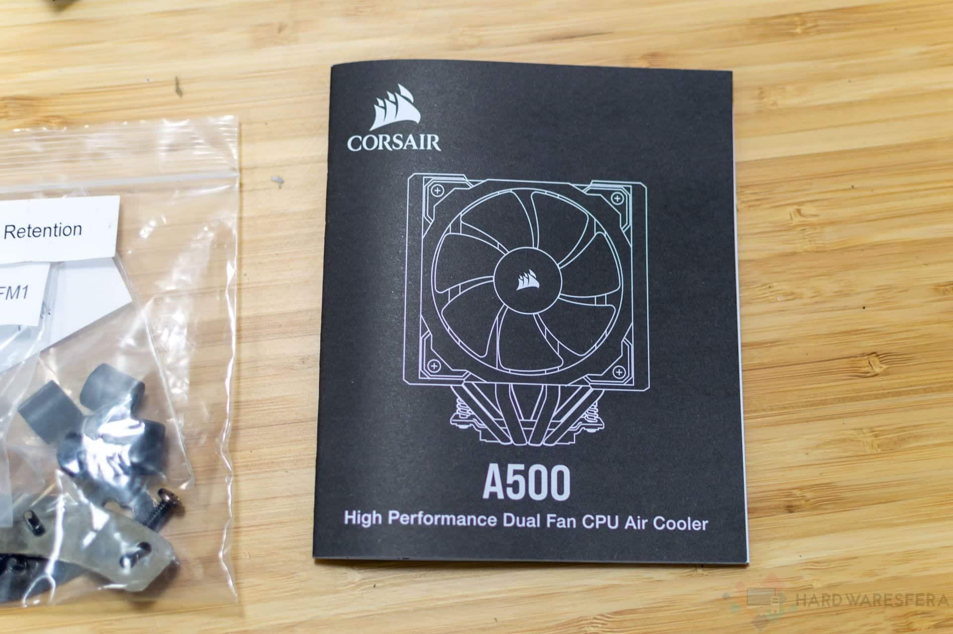 Corsair A500 manual disipador
