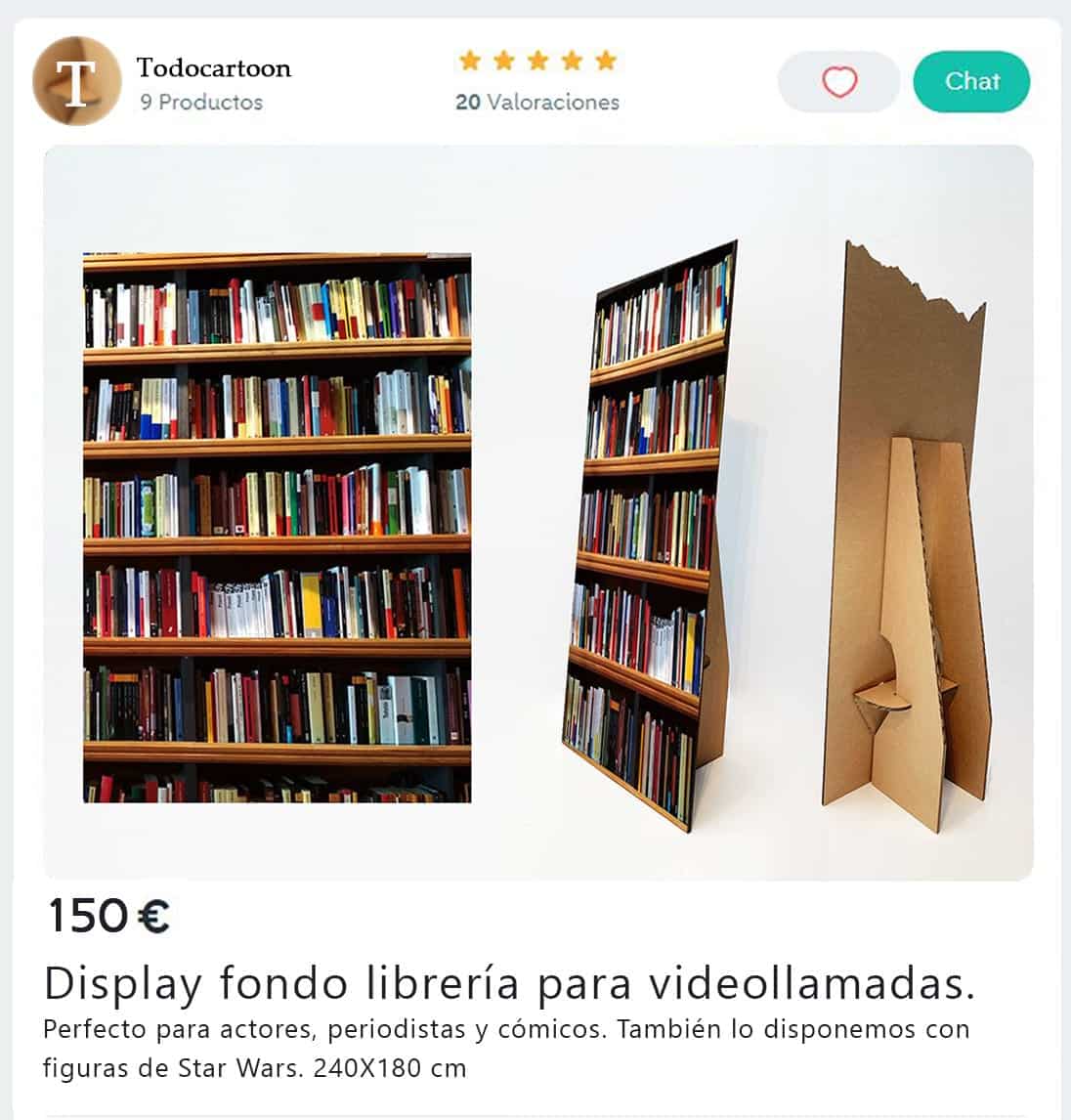 falsa libreria videollamadas
