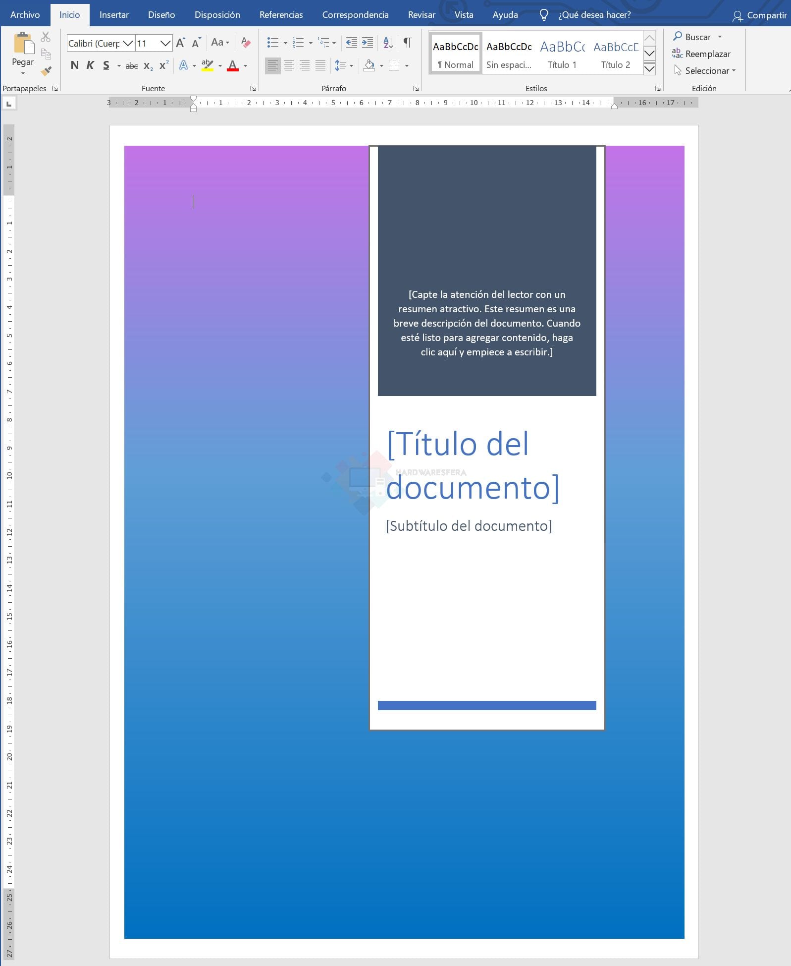 ? How to make a cover in Word and customize it - Step by step