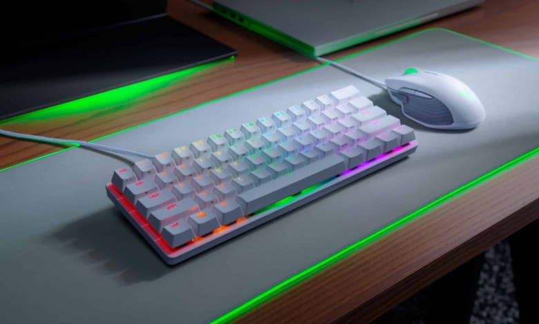 teclado-gaming-Razer-Huntsman-Mini-blanco