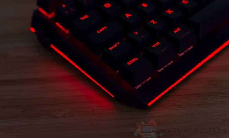 teclado Drevo BladeMaster TE banda rgb