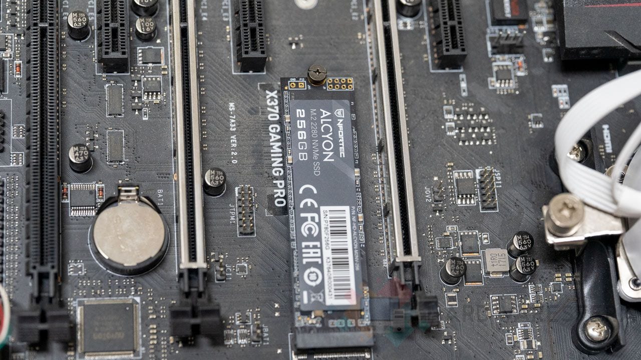 Nfortec Alcyon M.2 SSD NVMe 256GB on board