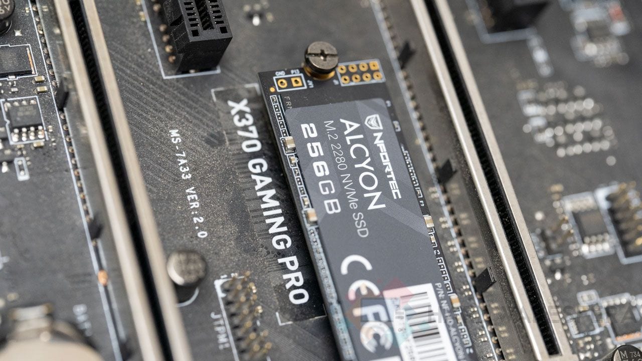 Nfortec Alcyon M.2 SSD NVMe 256gb capacidad