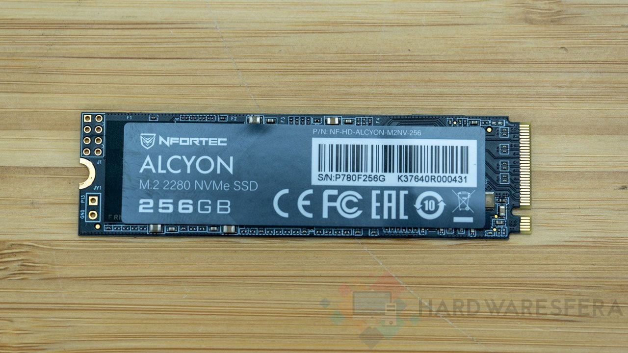 Nfortec Alcyon M.2 SSD NVMe 256gb diseño