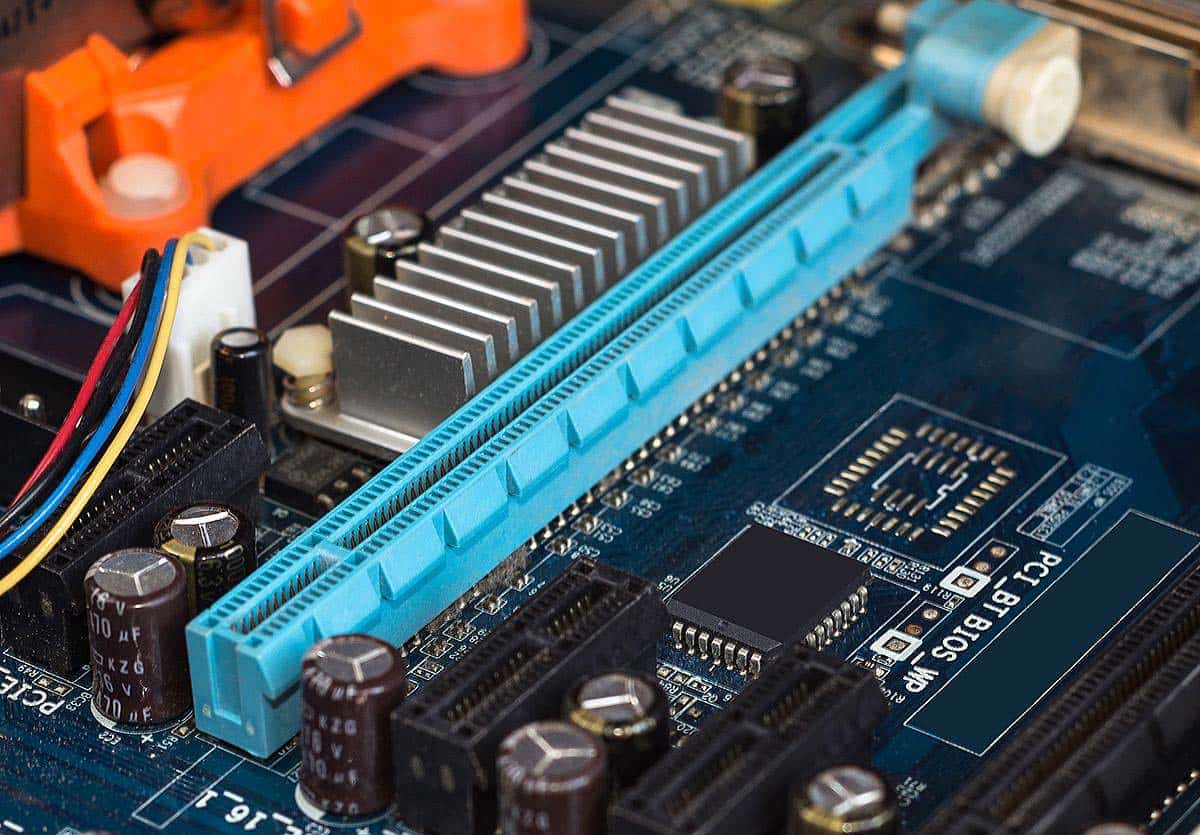 Imagen de una interfaz Pcie
