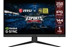 monitor MSI Optix G242 g-sync compatible