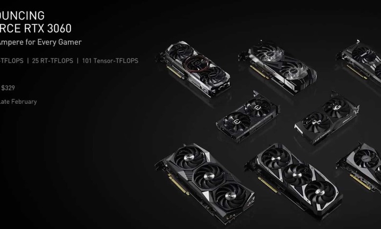 presentacion nvidia rtx 3060