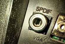 cable spdif audio sonido calidad coaxial s/pdif salida conector