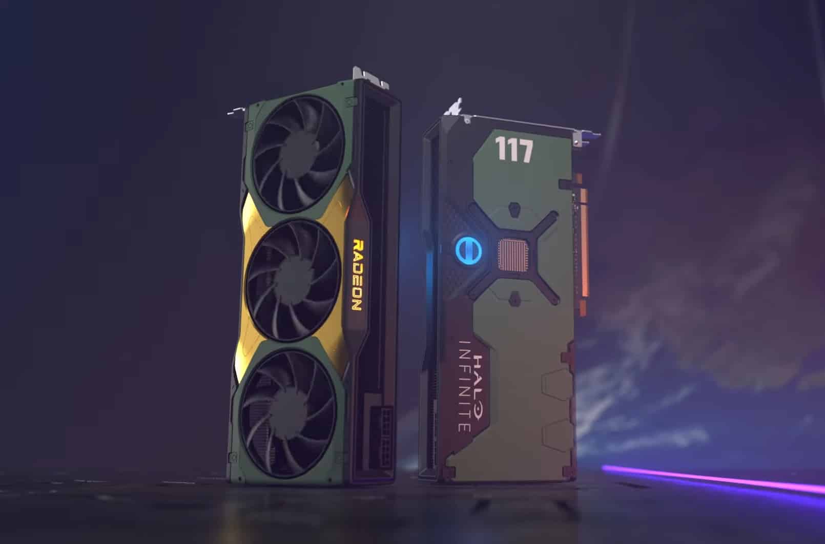 Radeon amd RX 6900 xt HALO infinite edicion limitada limited edition