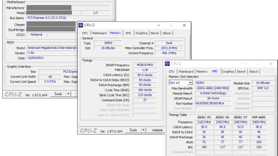 XPG Overclocking Lab ddr5 cpu-z