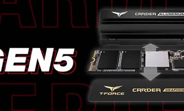 teamgroup ssd carde pcie gen 5 5.0 t-force