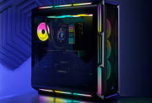 CORSAIR iCUE LC100 corsair 5000T RGB torre semitorre pc