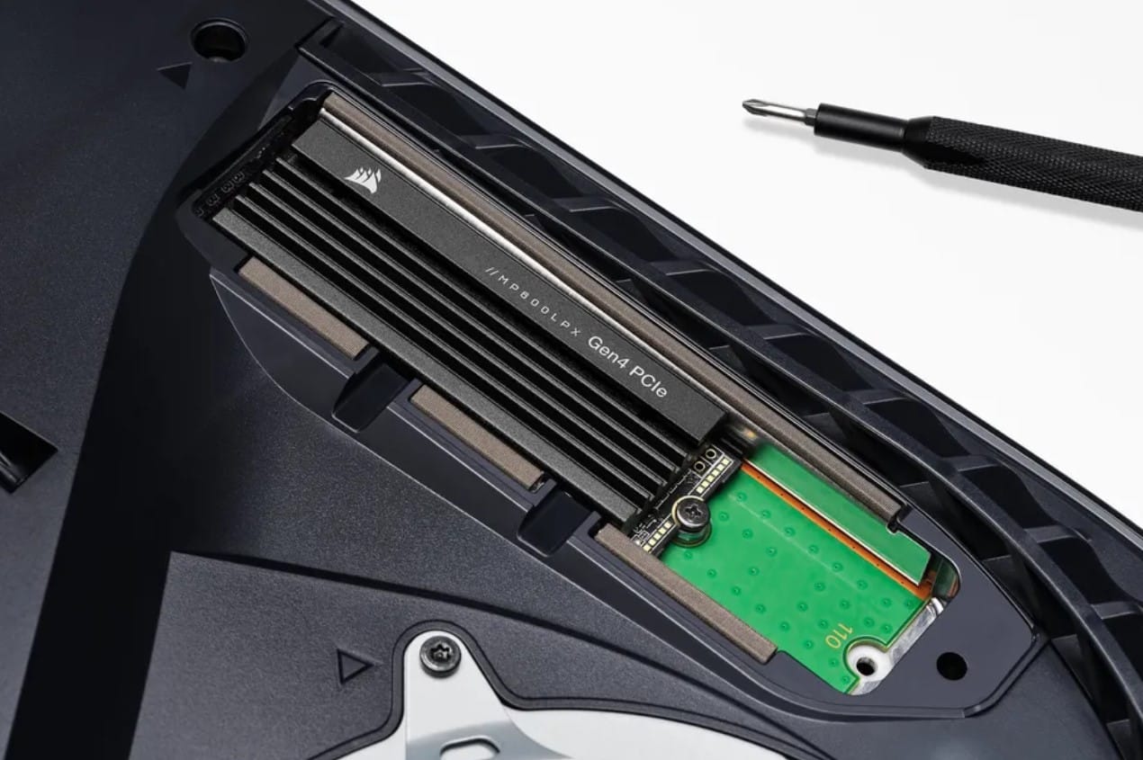 MP600 Pro LPX ssd ps5 corsair disipador