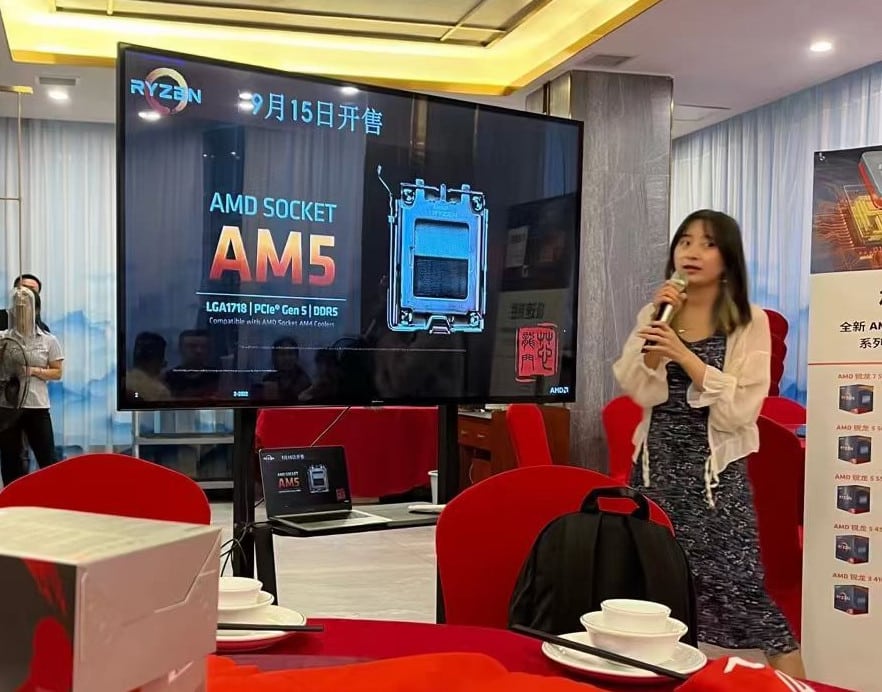 Los AMD Ryzen 7000 y las placas base AM5 llegarán el 15 de septiembre